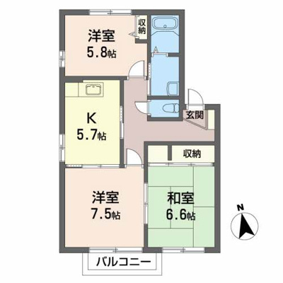  | グレース・キャビン Ｂ | グレース・キャビン Ｂ 201号-16