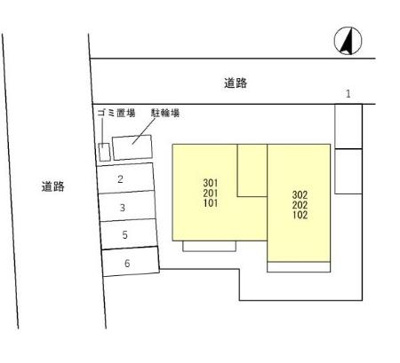 【区画図】 | シャンティーユ大竹山Ⅱ