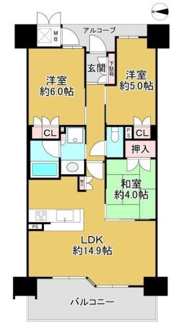 【間取り】 | サンメゾン堺浅香駅前