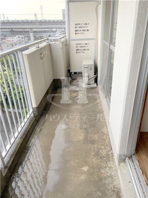 【バルコニー】 | リバーサイドMAKIBA | 陽当たり良好なバルコニーです