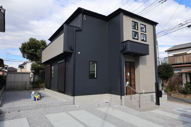 【外観】 | 《仲介手数料無料》上尾市藤波２丁目371(全1戸)新築一戸建てグラファーレ | 2025年11月3日 9:50 晴れ