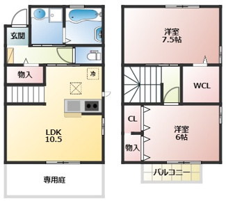 【間取り】 | クレール | 間取り図