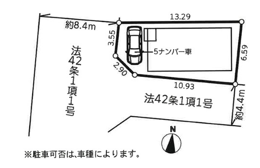 実際見てみると、ほう…これは…な家なんですっ！【旭区白根７丁目】新築戸建の区画図