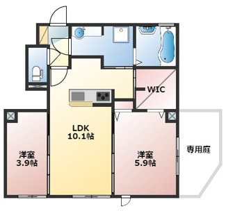 【間取り】 | ヴィラうらら