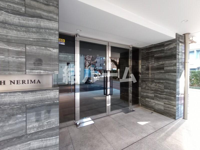 練馬区桜台４丁目の賃貸マンションのエントランス