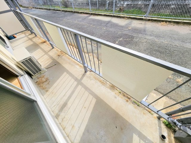 中嶋コーポのバルコニー