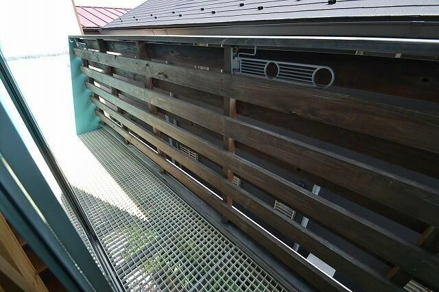 Ｆｌａｔ　Ｋ２のバルコニー