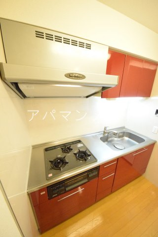 【キッチン】 | ガスコンロ3口付き！