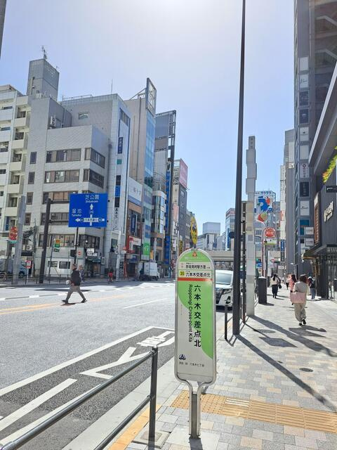 港区南青山１丁目の賃貸マンションの周辺|六本木交差点方面 