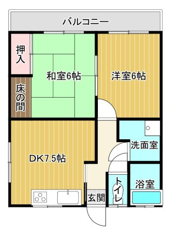 リトリトコートⅡの間取り