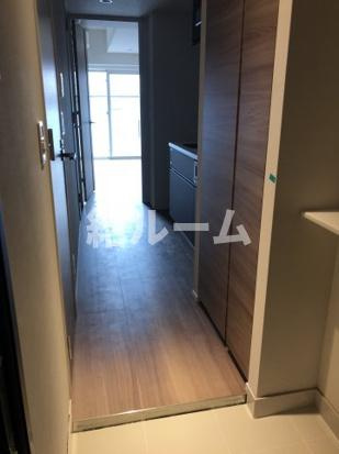 板橋区高島平９丁目の賃貸マンションの玄関