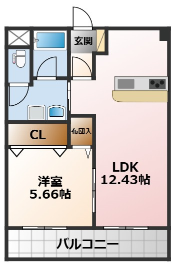 【間取り】 | パラディオンⅢ