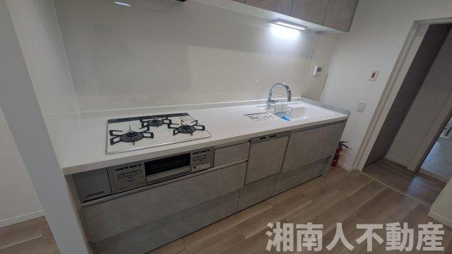 コーポ鵠沼B棟のキッチン|きれいなキッチンです