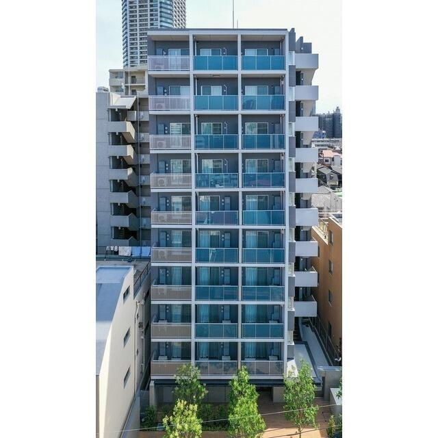 港区白金１丁目の賃貸マンションの外観パース| 