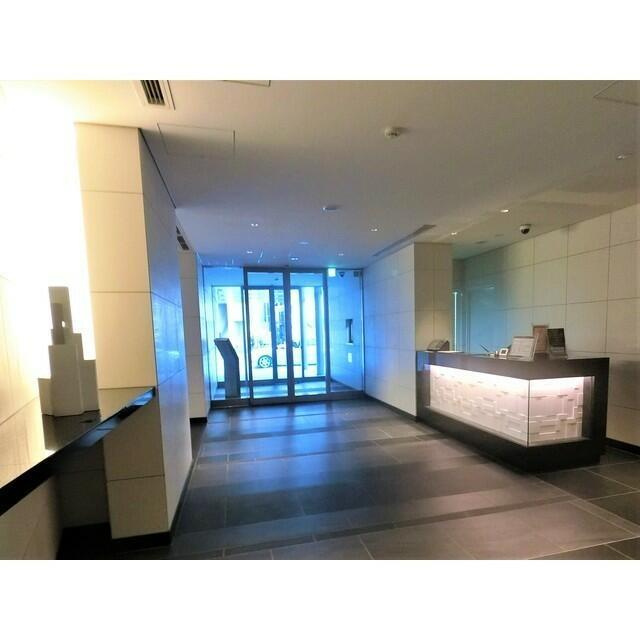 港区赤坂２丁目の賃貸マンションのロビー|ｴﾝﾄﾗﾝｽ（2019.12撮影） 