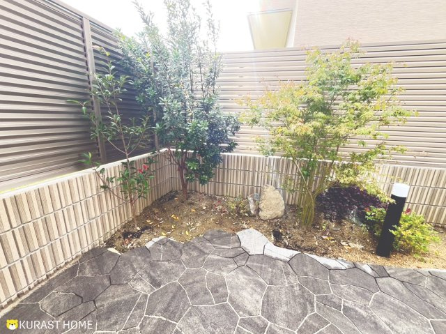 京都市西京区川島三重町　新築戸建の庭