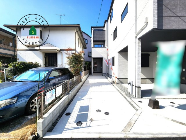 大野城市白木原4丁目第1-2棟（1号棟）　の外観|デザイン性のある外観です。