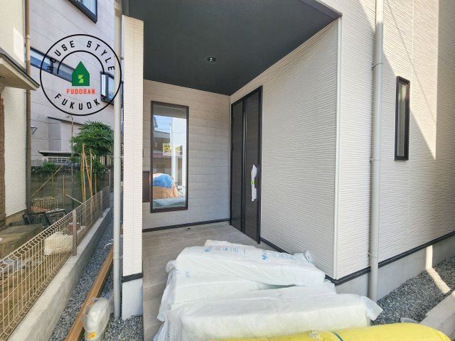 大野城市白木原4丁目第1-2棟（1号棟）　の外観：施工例|おでかけの時も帰った時も、「我が家」を最初に感じでもらえる素敵な空間に。