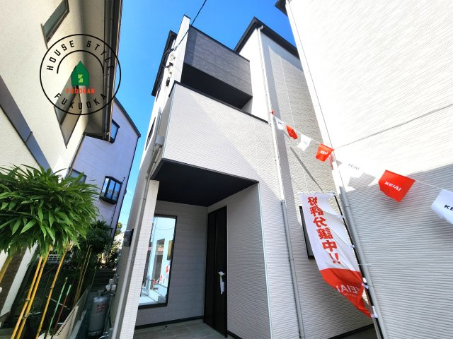 大野城市白木原4丁目第1-2棟（1号棟）　の前面道路含む現地写真|見学の時間などお気軽にお問い合わせ下さい。