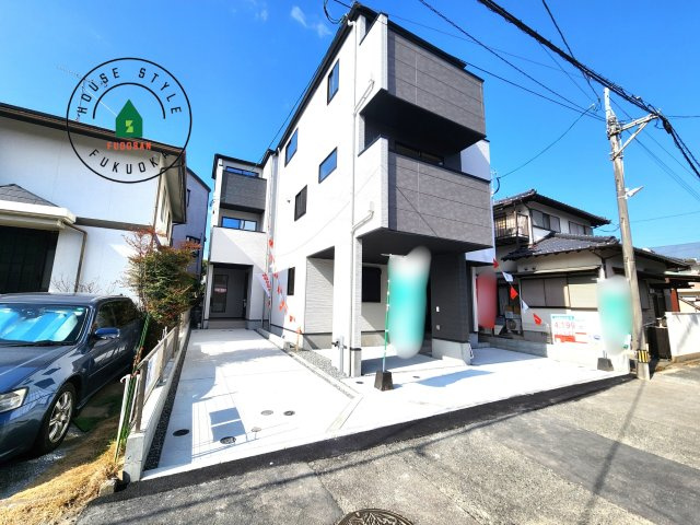 大野城市白木原4丁目第1-2棟（1号棟）　の前面道路含む現地写真|見学の時間などお気軽にお問い合わせ下さい。