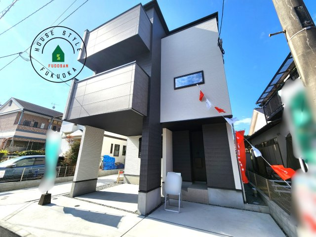 大野城市白木原4丁目第1-2棟（2号棟）　の外観|デザイン性のある外観です。