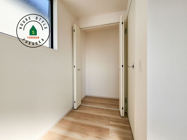 大野城市白木原4丁目第1-2棟（2号棟）　の内観：施工例|収納には困りません。