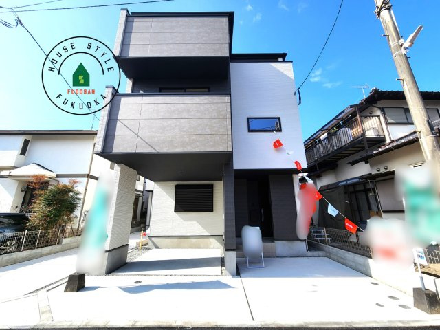 大野城市白木原4丁目第1-2棟（2号棟）　の前面道路含む現地写真|見学の時間などお気軽にお問い合わせ下さい。