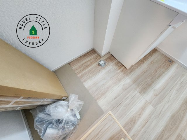 大野城市白木原4丁目第1-2棟（2号棟）　の内観：施工例|ランドリースペースとなります。広々して有効的にご使用できます。 