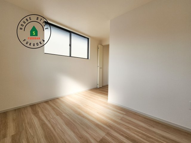 大野城市白木原4丁目第1-2棟（2号棟）　の内観：施工例|将来的に、琉球畳を引きまして和室風にすることも可能です。