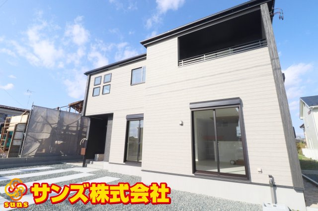 郡山市横塚5丁目　　１号棟　　　芳賀小学校、郡山第４中学区の外観|南側から見た外観