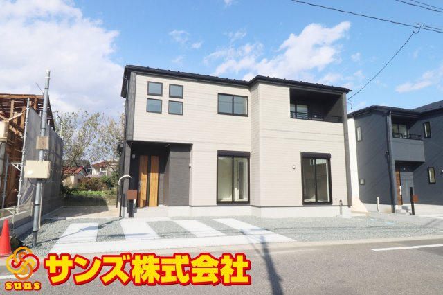 郡山市横塚5丁目　　１号棟　　　芳賀小学校、郡山第４中学区の外観パース|南側から見た外観パース