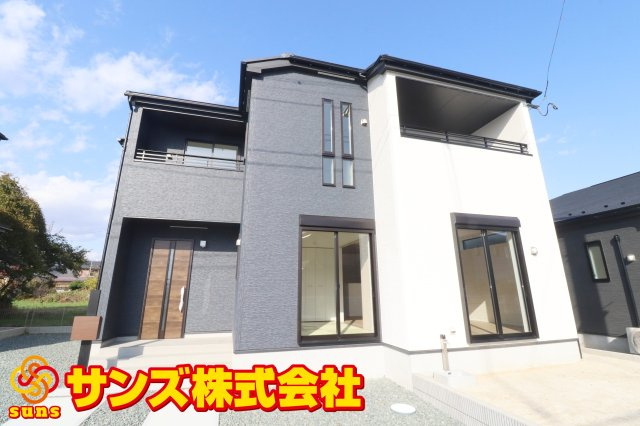 郡山市横塚5丁目　　２号棟　　　芳賀小学校、郡山第４中学区の外観|南側から見た外観