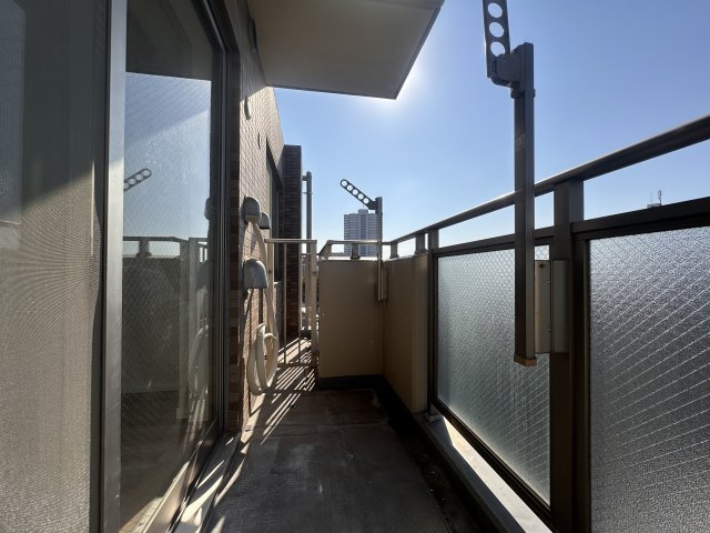 グーディッシュ谷塚のバルコニー