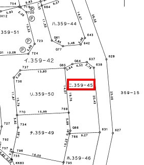 【土地図】 | 山田359－45　資材置場用地