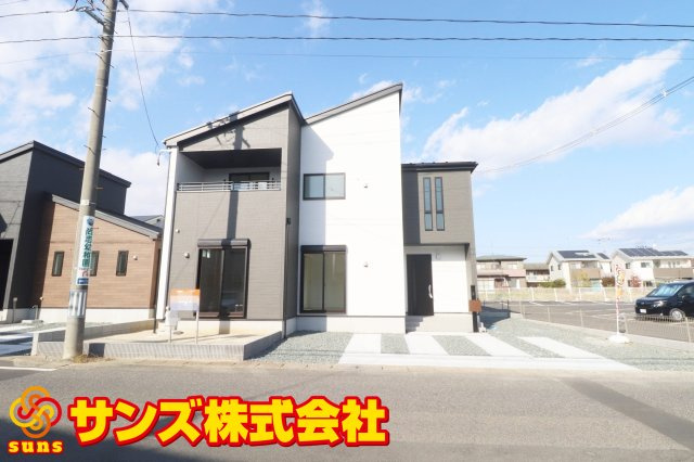 郡山市横塚5丁目　　４号棟　　　芳賀小学校、郡山第４中学区の外観|南西側から見た外観