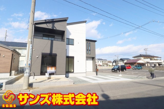 郡山市横塚5丁目　　４号棟　　　芳賀小学校、郡山第４中学区の外観|南東側から見た外観