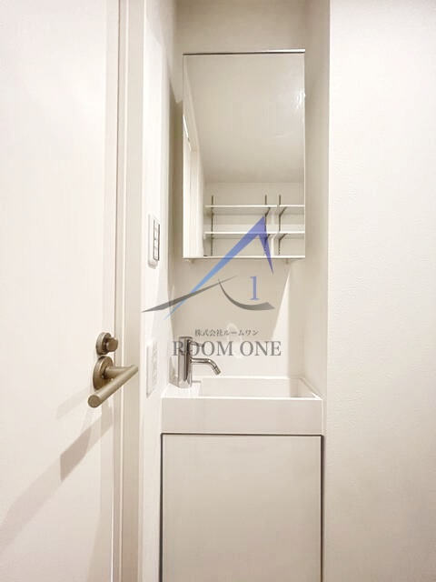 Ｃｌａｕｄｉａ　Ｓｅｎｊｕの洗面所|洗面台です。