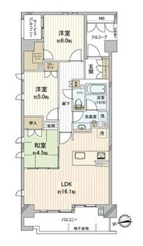 グランドパレス西宮武庫川の間取り