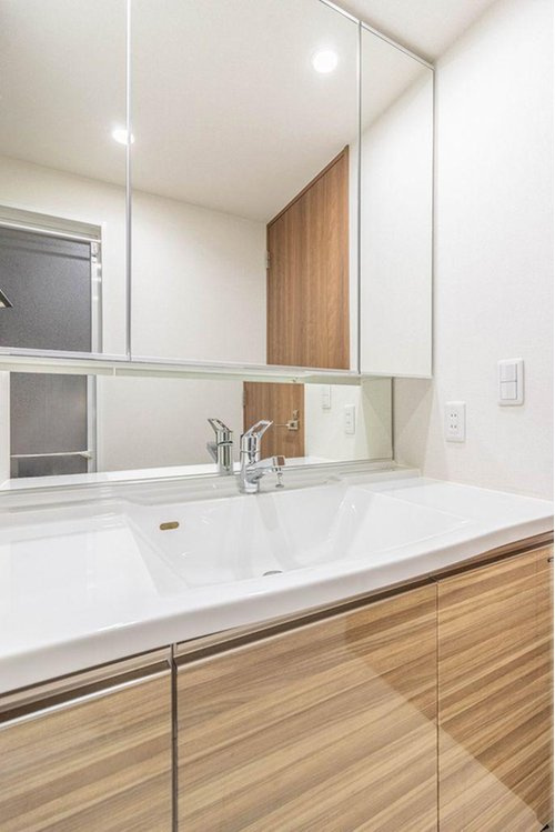 グランドパレス西宮武庫川の独立洗面台