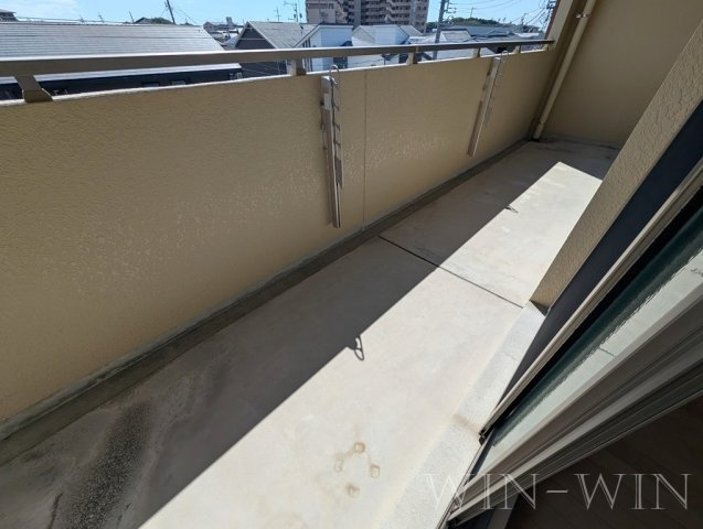 クレール 弐番館のバルコニー