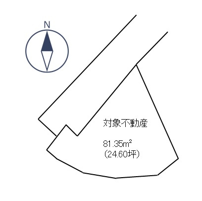 【土地図】 | 大阪府泉佐野市上瓦屋売土地