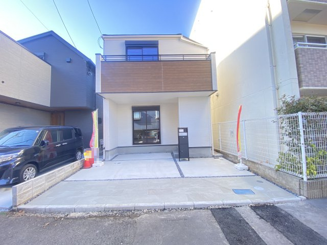祝　成約済み　八王子市　本郷町　新築戸建ての外観|～仲介手数料無料☆八王子ひなた不動産～　八王子市本郷町　新築戸建て