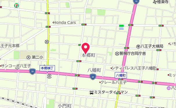 祝　成約済み　八王子市　本郷町　新築戸建ての地図|～仲介手数料無料☆八王子ひなた不動産～　八王子市本郷町　新築戸建て