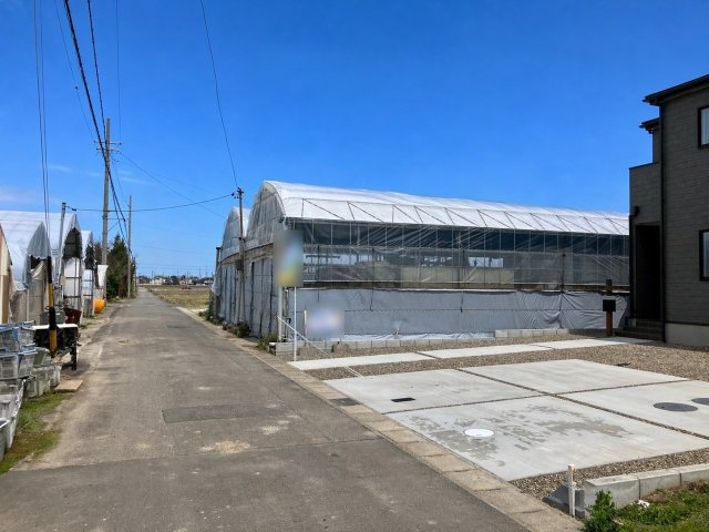 リーブルガーデン　一宮市萩原町林野（苅安賀駅西）　全1区画分譲の前面道路含む現地写真|■前面道路　■ヤマダ不動産　株式会社リライフ　
■夢のマイホーム購入をフルサポートします！