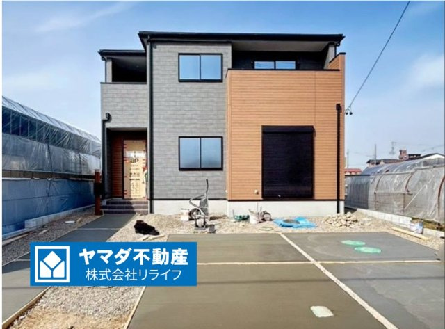 リーブルガーデン　一宮市萩原町林野（苅安賀駅西）　全1区画分譲の外観|■1号棟
■YAMADA電機の　ヤマダ不動産　株式会社リライフ　一宮店■
省エネ・耐震性◎の一建設の家。　
日本の風土に調和する木造軸組工法。フラット３５はＳＡを取得！１０年間の金利優遇あり！　