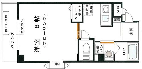 ベルシティ鶴見の間取り