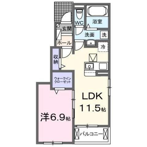 シェリーの間取り