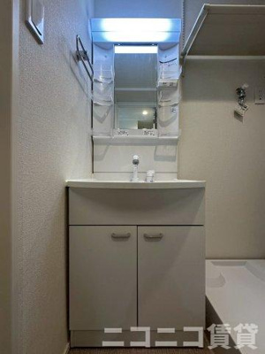 【洗面所】 | ハーモニーテラス亀有Ⅱ | 別号室イメージの為、現状を優先致します。