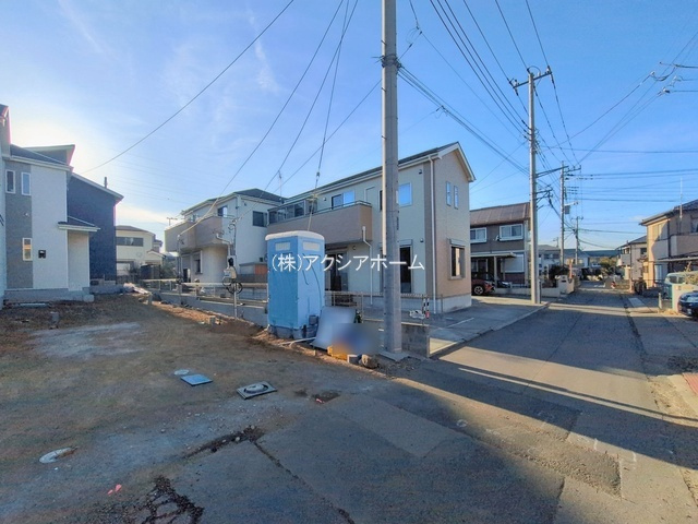 入間市小谷田1丁目・全3棟　新築一戸建　A号棟の前面道路含む現地写真|現地写真（2025/11/19撮影）