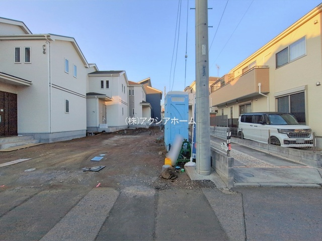 入間市小谷田1丁目・全3棟　新築一戸建　A号棟の駐車場|現地写真（2025/11/19撮影）